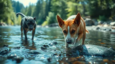 Chiens détecteurs : l'avenir des inventaires de rivière et de lamproie