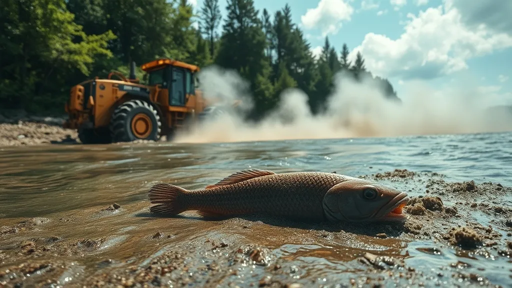 Extraction de sable en rivière : un danger silencieux pour la lamproie