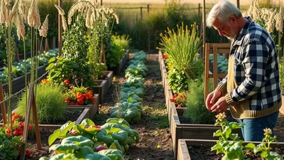 Automne au potager : quand laisser les herbes en place