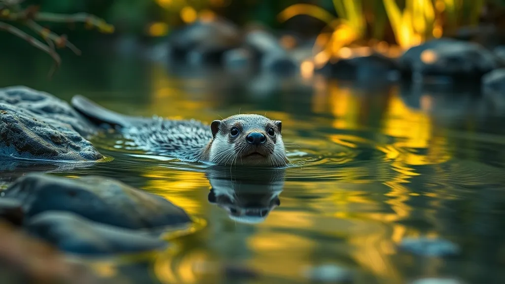 Accueillir la loutre de rivière dans votre jardin : guide pour une cohabitation réussie