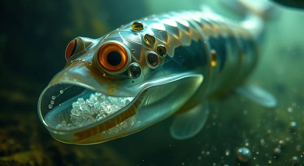 Microplastiques et lamproie : comment les branchies filtrent la pollution