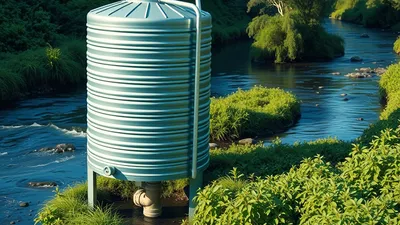 Récupérer l'eau de pluie sans fragiliser la rivière